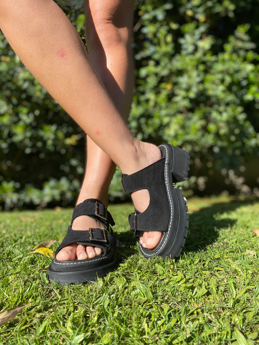 SANDALIAS ALDA negras