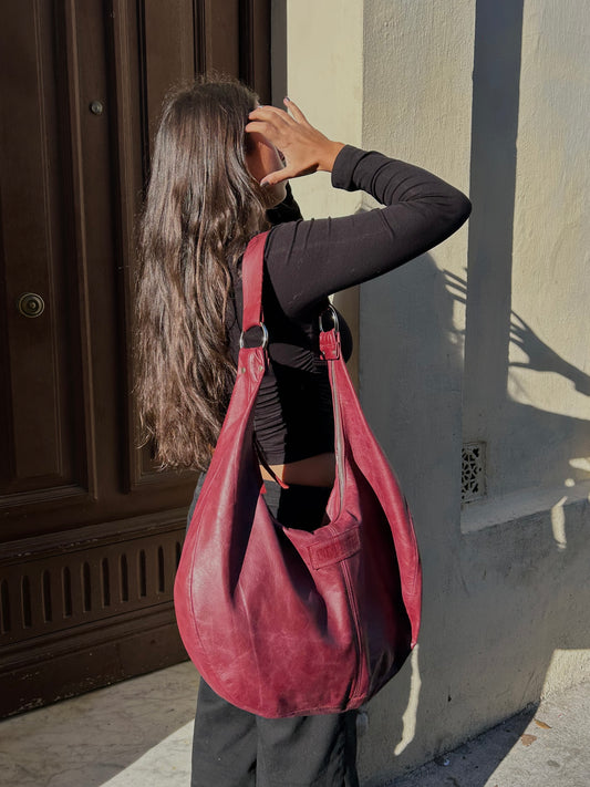 HOBO BAG cherry